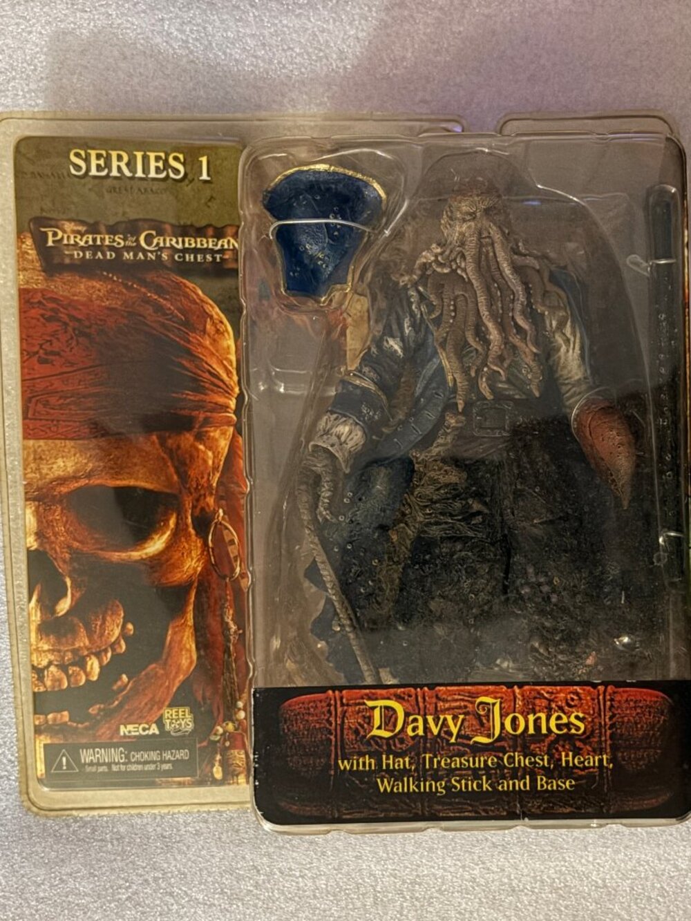 PIRATES OF CARIBBEAN DEAD MANS CHEST SERIES 1 DAVY JONES MOC NECA